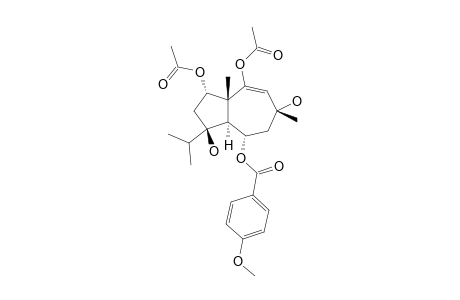 2,10-DIACETYL-8-HYDROXY-FERUTRIOL-6-ANISATE