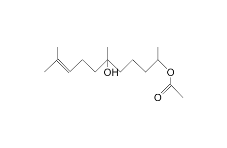 2-Acetoxy-6,10-dimethyl-9-undecen-6-ol