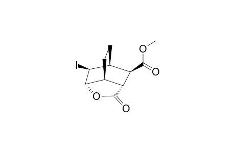 EXO-5-IODO-EXO-3-METHOXYCARBONYLBICYCLO-[2.2.2]-OCTANE-2,6-CARBOLACTONE