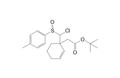 (-)-tert-Butyl {1-[chloro(p-tolylsulfinyl)methyl]cyclohex-2-enyl}acetate