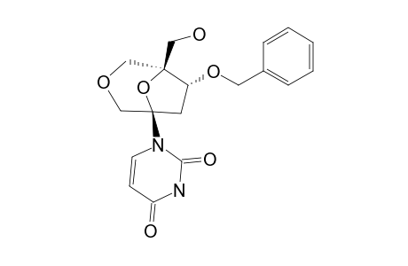 (1S,5S,6S)-6-BENZYLOXY-5-HYDROXYMETHYL-1-(URACIL-1-YL)-3,8-DIOXABICYCLO-[3.2.1]-OCTANE