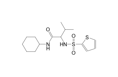 N-cyclohexyl-3-methyl-2-[(2-thienylsulfonyl)amino]butanamide