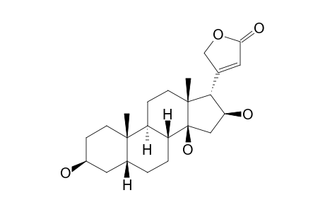 17-BETA-H-GITOXIGENIN;3-BETA,14,16-BETA-TRIHYDROXY-5-BETA,14-BETA,17-ALPHA-CARD-20(22)-ENOLIDE