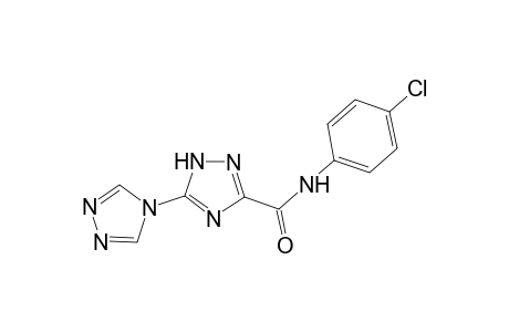 1H-1,2,4-Triazole-3-carboxamide, N-(4-chlorophenyl)-5-(4H-1,2,4-triazol-4-yl)-