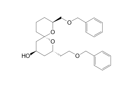 (2R,4R,6R,8S)-2-(2-(Benzyloxy)ethyl)-8-((benzyloxy)methyl)-1,7-dioxaspiro[5.5]undecan-4-ol