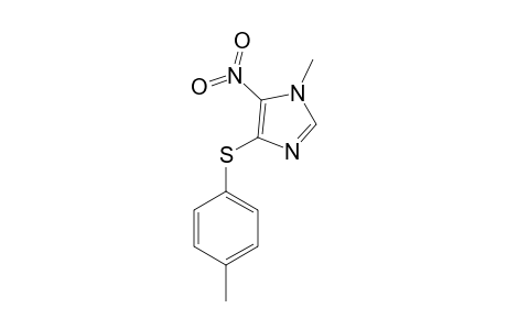 1-METHYL-4-(4'-METHYLPHENYL)-THIO-5-NITROIMIDAZOLE