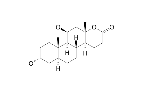 3-ALPHA,11-BETA-DIHYDROXY-17A-OXA-D-HOMO-5-ALPHA-ANDROSTAN-17-ONE