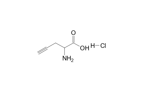 4-Pentynoic acid, 2-amino-, hydrochloride, (+/-)-