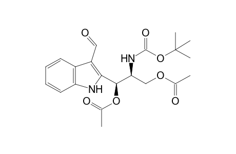 2-[(1R,2S)-2-(tert-Butoxycarbonylamino)-1,3-(diacetyloxy)propyl]-3-formylindole