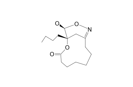 (+/-)-1-BUTYL-13-HYDROXY-2,12-DIOXA-11-AZABICYCLO-[8.3.1]-TETRADEC-10-EN-3-ONE