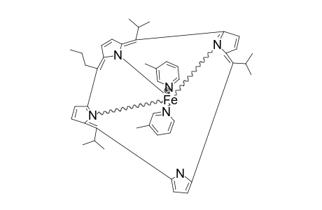 BIS-(3-METHYLPYRIDINE)-(MESO-PROPYL-TRIISOPROPYLPORPHYRINATO)-IRON-(III);FE(T(I)PRP)(3-MEPY)2