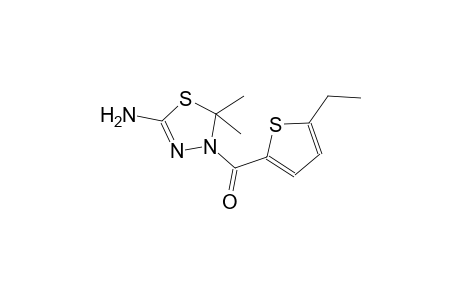 4-[(5-ethyl-2-thienyl)carbonyl]-5,5-dimethyl-4,5-dihydro-1,3,4-thiadiazol-2-amine