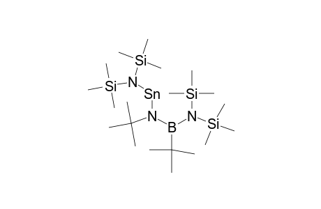 [BIS-(TRIMETHYLSILYL)-AMINO]-[([BIS-(TRIMETHYLSILYL)-AMINO]-TERT.-BUTYLBORYL)-TERT.-BUTYLAMINO]-STANNYLENE