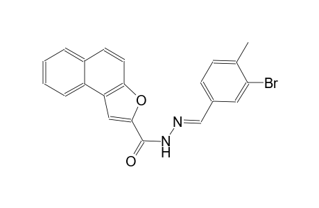 N'-[(E)-(3-bromo-4-methylphenyl)methylidene]naphtho[2,1-b]furan-2-carbohydrazide