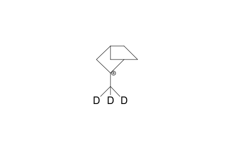 2-Trideuteriomethyl-2-norbornyl cation