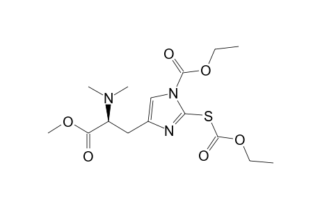 2-(carbethoxythio)-4-[(2S)-2-(dimethylamino)-3-keto-3-methoxy-propyl]imidazole-1-carboxylic acid ethyl ester