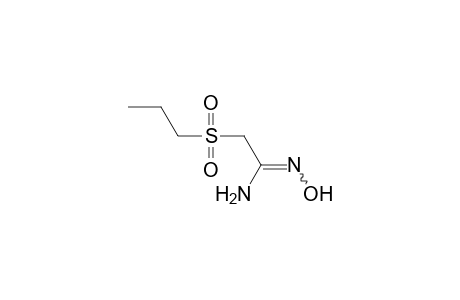 2-(propylsulfonyl)acetamidoxime