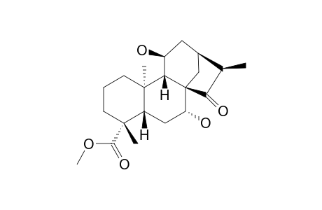 METHYL-ENT-7-BETA,11-ALPHA-DIHYDROXY-15-OXOKAURAN-19-OATE