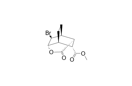 Methyl-(2sr, 7RS)-2-brom-4-oxa-5-oxotricyclo-[4.4.0.0(3,8)]-decan-7-carboxylate