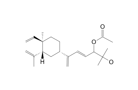 [1R*,2R*,4S*,(15E)]-LOBA-8,10,13(14),15(16)-TETRAEN-17,18-DIOL-17-ACETATE