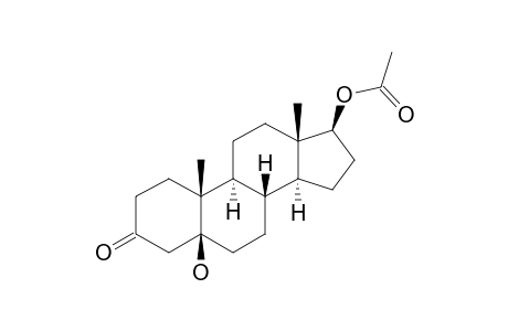 17-ACETOXY-5-BETA-ANDROSTANE-5-OL-3-ONE