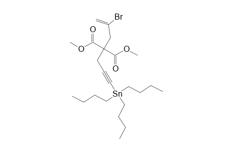 DIMETHYL-2-(2'-BROMOALLYL)-2-[3''-TRIBUTYLSTANNYL-2''-PROPYNYL]-MALONATE