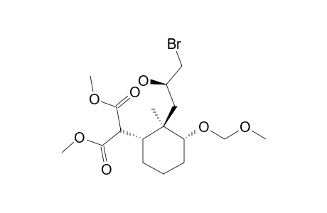 DIMETHYL-(1'R*,2'R*,2''R*,3'R*)-[2'-(3''-BrOMO-2''-HYDROXYPROPYL)-3'-METHOXYMETHYLOXY-2'-METHYLCYClOHEXYL]-MALONATE