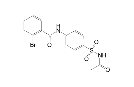 N-{4-[(acetylamino)sulfonyl]phenyl}-2-bromobenzamide