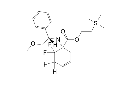 (-)-2-(TRIMETHYLSILYL)-ETHYL-(1S)-6,6-DIFLUORO-1-[[(1R)-1-PHENYL-2-METHOXYETHYL]-AMINO]-3-CYCLOHEXENE-1-CARBOXYLATE