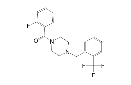 1-(2-fluorobenzoyl)-4-[2-(trifluoromethyl)benzyl]piperazine