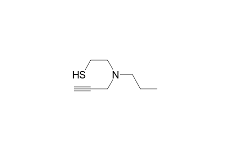 4-Aza-4-propyl-6-mercapto-1-hexyne