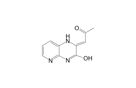 1-[(2Z)-3-hydroxy-1H,2H-pyrido[2,3-b]pyrazin-2-ylidene]propan-2-one