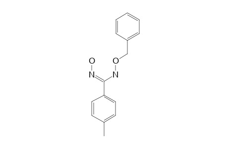 PARA-METHYL-O-BENZYL-N,N'-DIHYDROXY-BENZAMIDINE