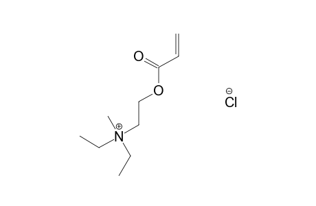 DIETHYL(2-HYDROXYETHYL)METHYLAMMONIUM CHLORIDE, ACRYLATE