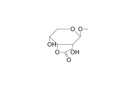 Methyl 3-O-acetylpentopyranoside