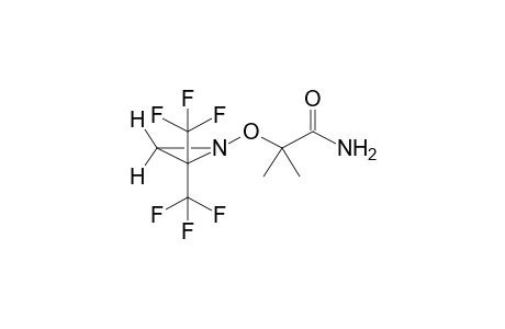 1-(1-CARBAMOYLISOPROPOXY)-2,2-BIS(TRIFLUOROMETHYL)AZIRIDINE