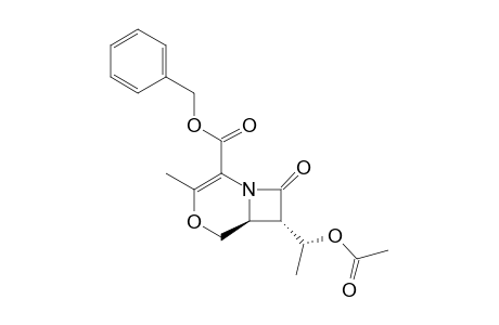 BENZYL-(ALPHA-S,6-S,7-S)-7-(1-ACETOXYETHYL)-3-METHYL-2-ISOXACEPHEM-4-CARBOXYLATE