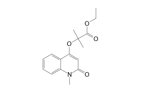 2-METHYL-2-(1'-METHYL-2'-OXO-1',2'-DIHYDRO-4'-CHINOLYLOXY)-PROPION-SAURE-ETHYLESTER