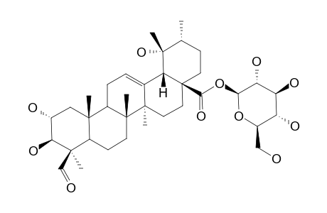 24-EPI-PINFAENSIN;2-ALPHA,3-BETA,19-ALPHA-TRIHYDROXY-24-OXO-URS-12-EN-28-O-BETA-GLUCOPYRANOSYLESTER