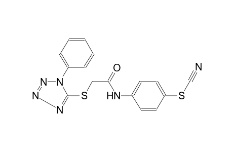 4-({[(1-phenyl-1H-tetraazol-5-yl)sulfanyl]acetyl}amino)phenyl thiocyanate