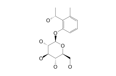 JUNIPEROSIDE-I;(1S)-1-(2'-HYDROXY-6'-METHYLPHENYL)-ETHANOL-2'-O-BETA-D-GLUCOPYRANOSIDE