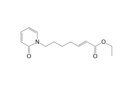 (E)-7-(2-keto-1-pyridyl)hept-2-enoic acid ethyl ester