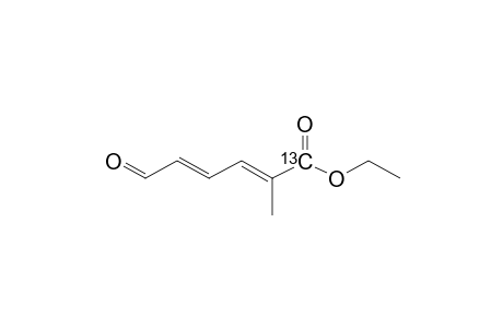 (1-(C-13))-ETHYL-2-METHYL-6-OXO-HEXA-2,4-DIENOATE