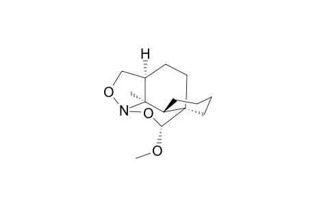 REL-(1R,6R,7R,11R,14S)-7-METHYL-14-METHOXY-8-AZA-9,15-DIOXA-TETRACYCLO-[6.5.2.0-(1.6).0-(7.11)]-TETRADECANE