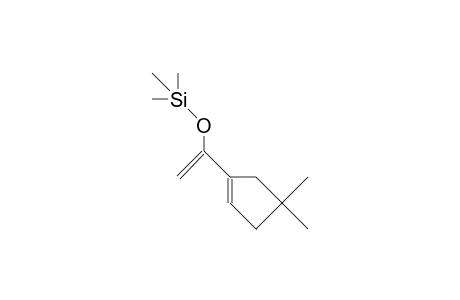 1-(1-Trimethylsilyloxy-vinyl)-4,4-dimethyl-cyclopentene