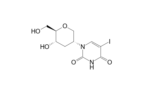 (3R,5S,6R)-1-(5-hydroxy-6-hydroxymethyl-tetrahydropyran-3-yl)-5-iodo-1H-pyrimidine-2,4-dione