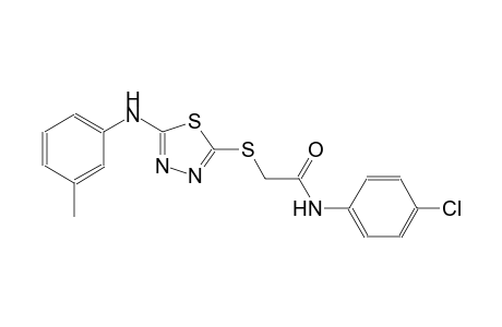 N-(4-chlorophenyl)-2-{[5-(3-toluidino)-1,3,4-thiadiazol-2-yl]sulfanyl}acetamide