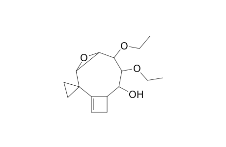 (3' RS,5' RS,6' RS,7' RS,8' SR,9' SR)-6',7'-Diethoxyspiro[cyclopropane-1,2'-[4]-oxatricyclo[7.2.0.0(3,5)]undec-1(11')-en]-8'-ol