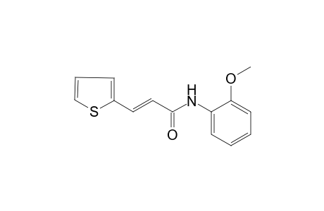 (2E)-N-(2-Methoxyphenyl)-3-(2-thienyl)-2-propenamide