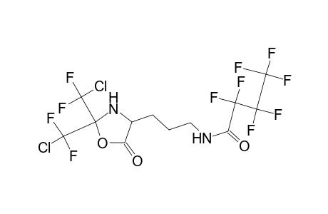 Butanamide, N-[3-[2,2-bis(chlorodifluoromethyl)-5-oxo-4-oxazolidinyl]propyl]-2,2, 3,3,4,4,4-heptafluoro-